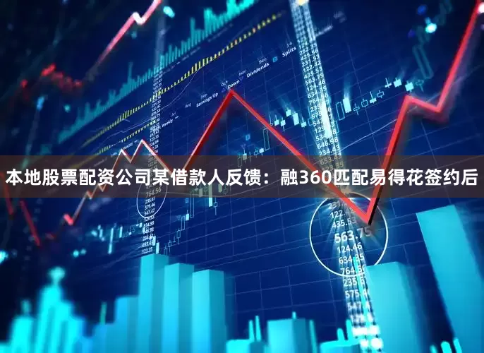 本地股票配资公司某借款人反馈：融360匹配易得花签约后